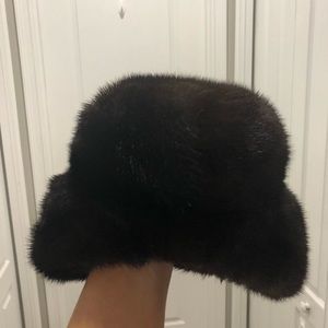 Vintage Real Mink Hat no label